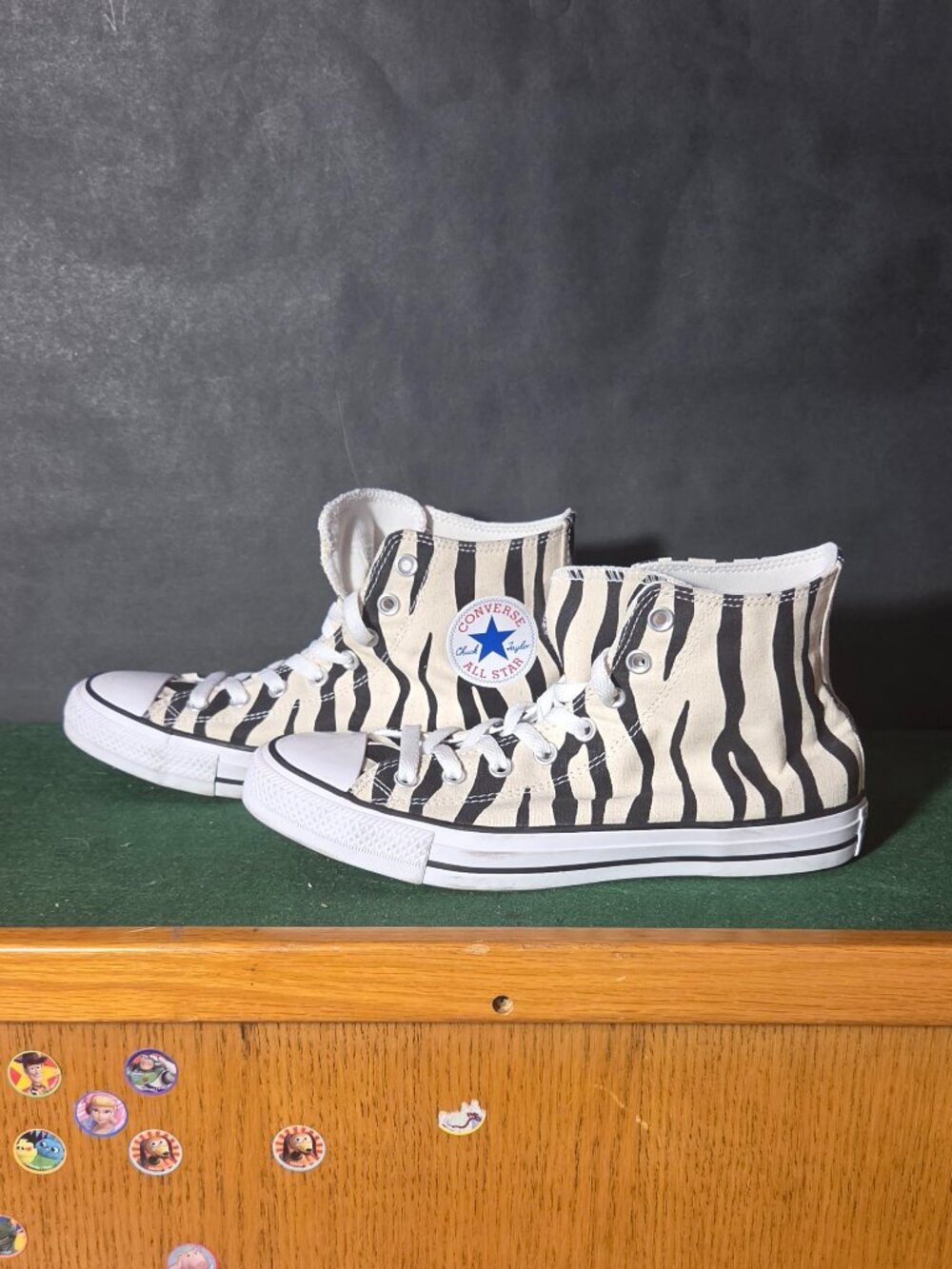 Converse Chuck Taylor All Star Hi Top Zebra Print Sneakers
